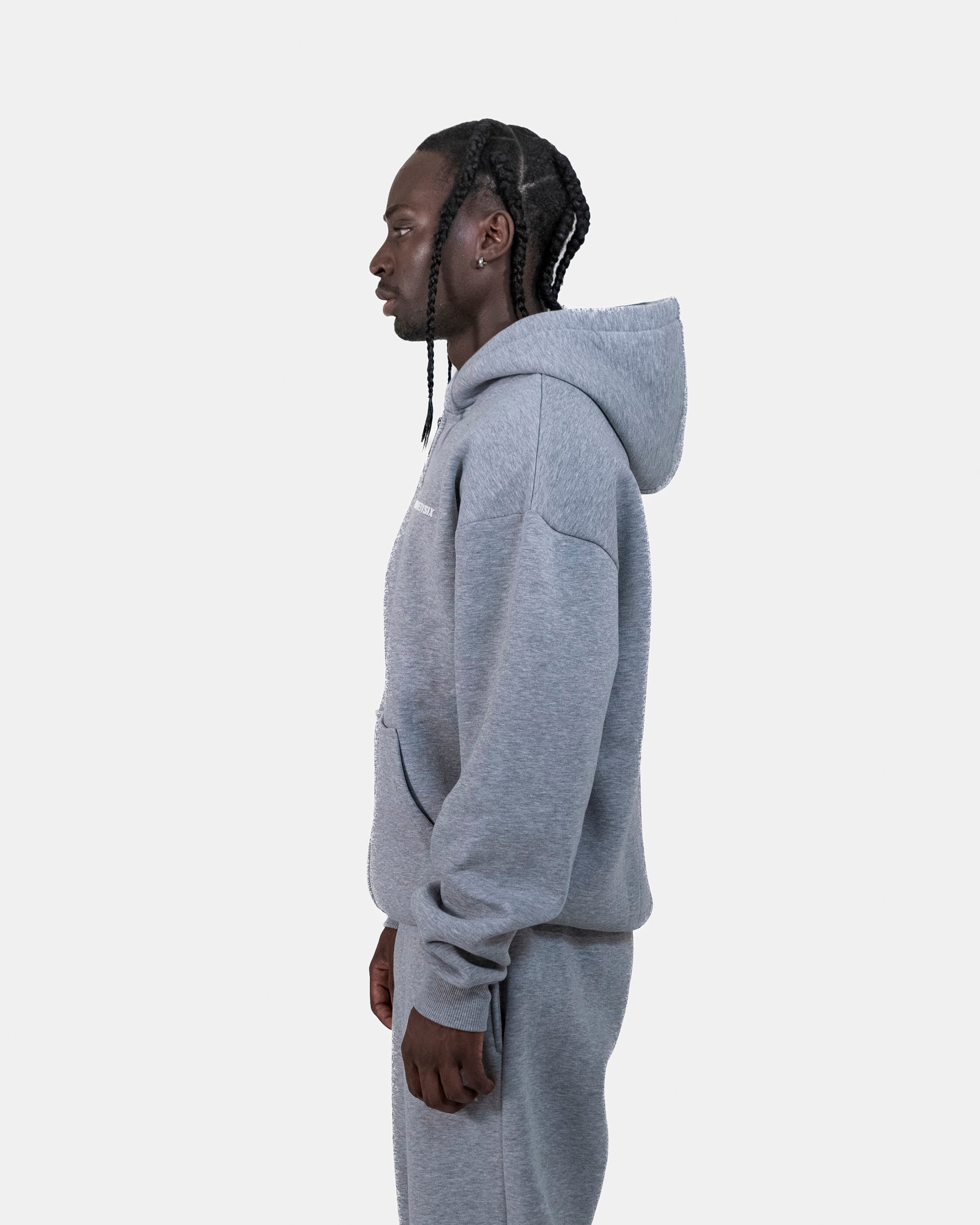 ESSENTIAL ZIPPER (GREY)