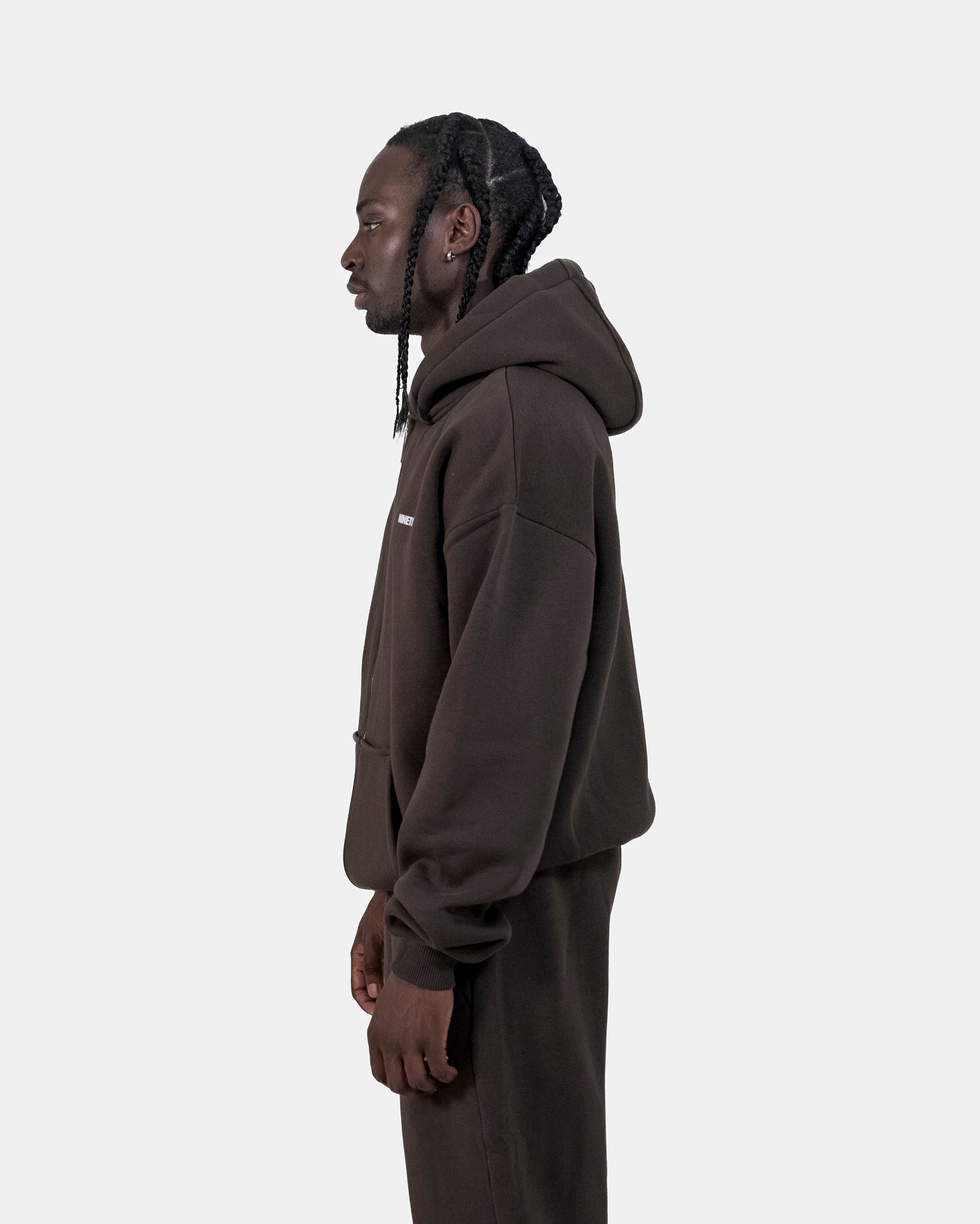ESSENTIAL ZIPPER (BROWN)