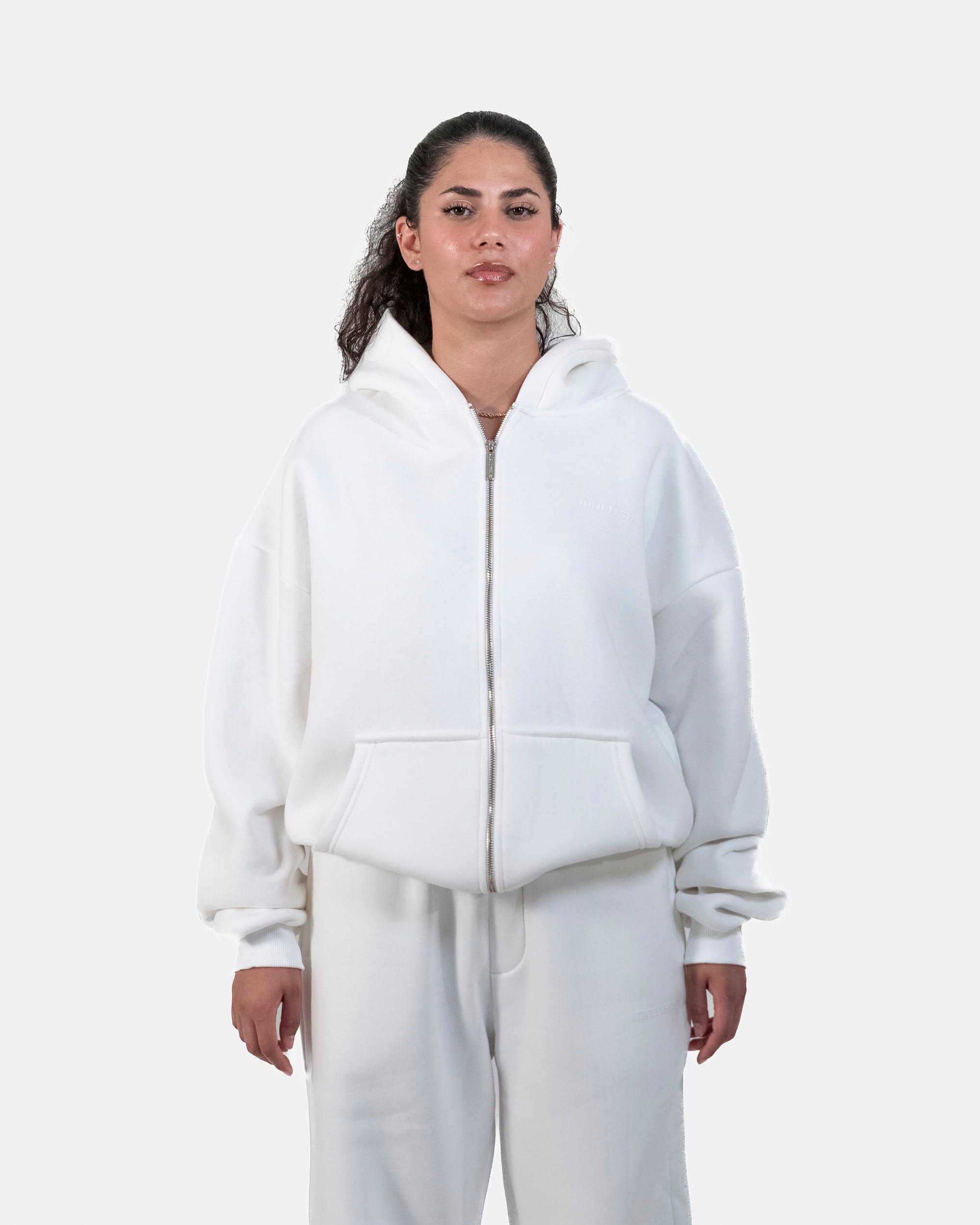 ESSENTIAL ZIPPER (CREAM WHITE)