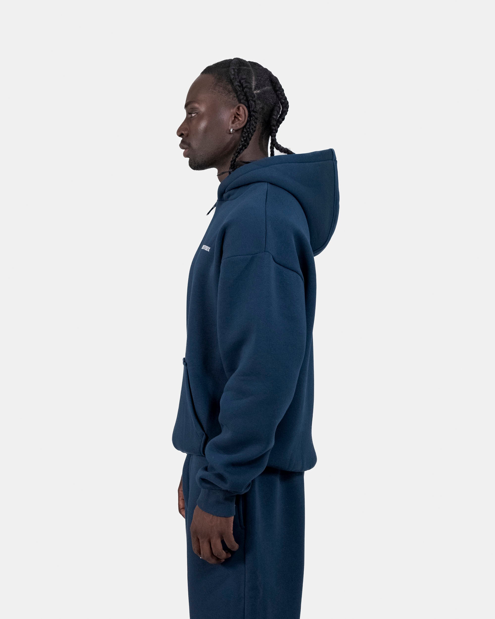 ESSENTIAL HOODIE (NAVY BLUE)