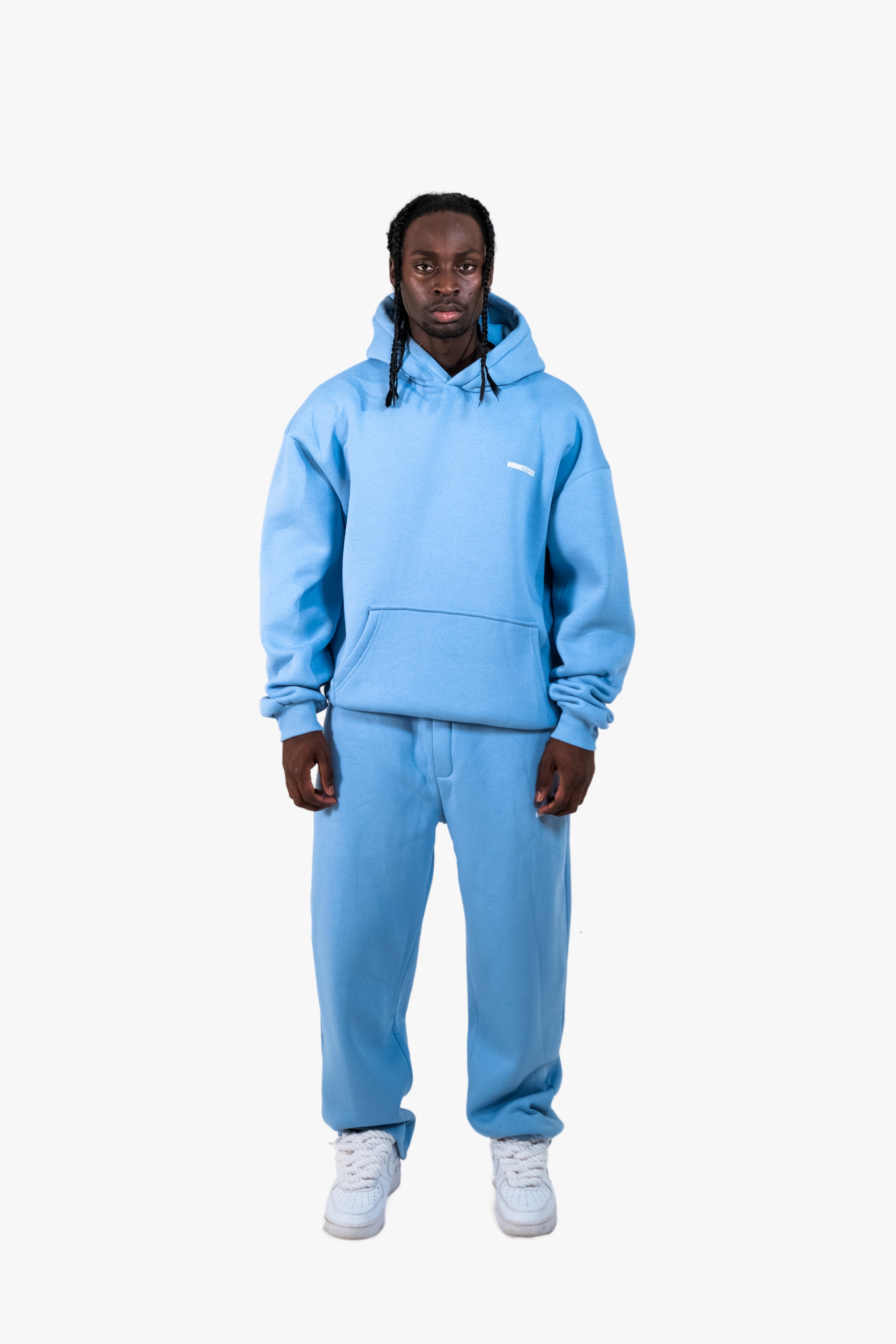 ESSENTIAL HOODIE (BABY BLUE)