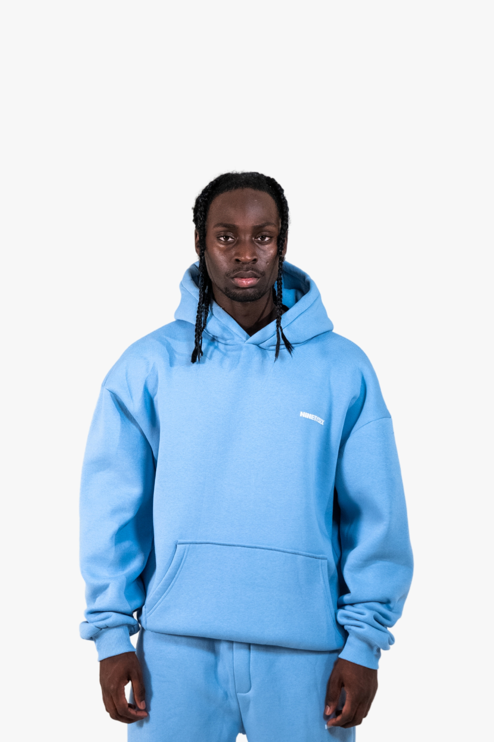 ESSENTIAL HOODIE (BABY BLUE)