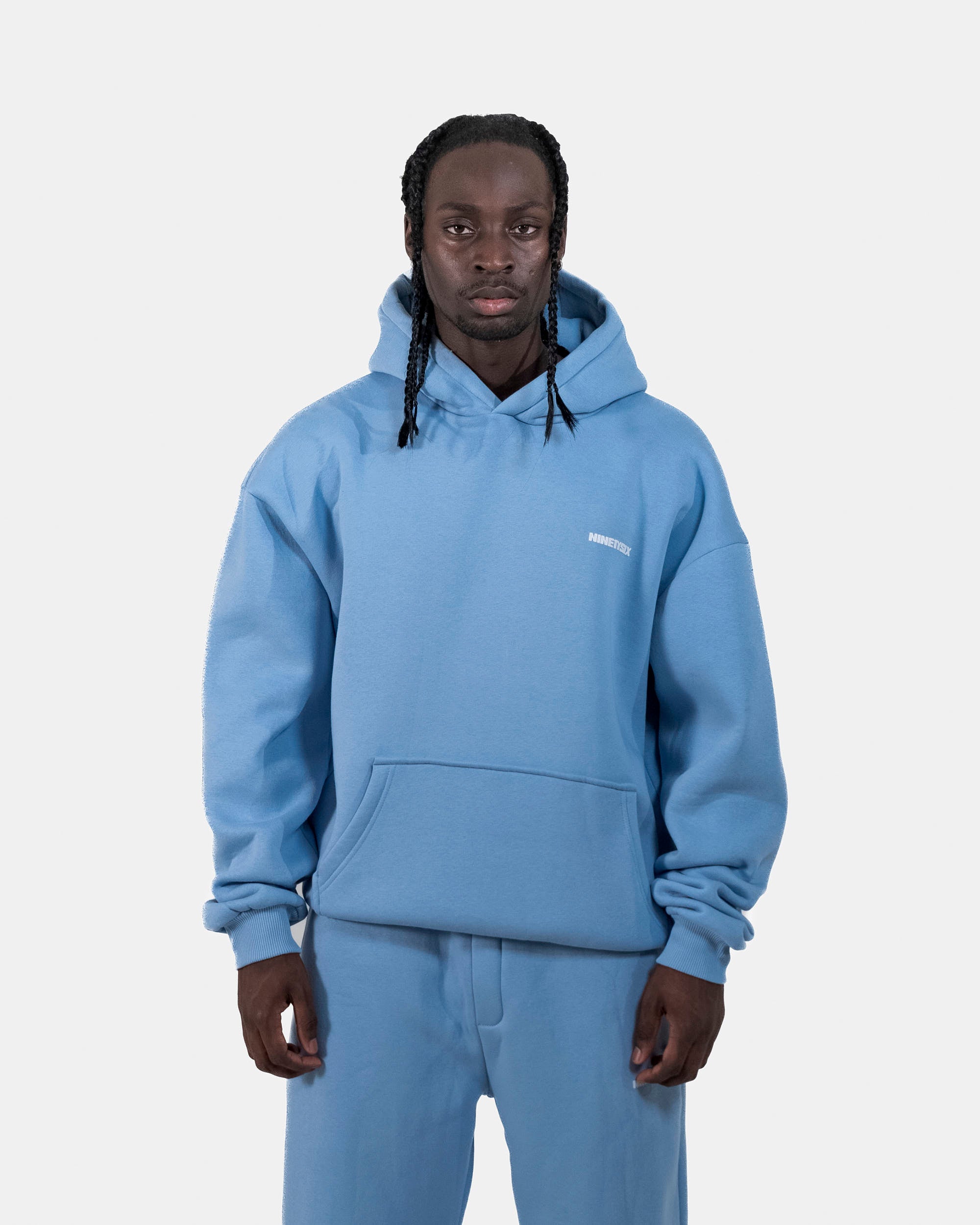 ESSENTIAL HOODIE (BABY BLUE)